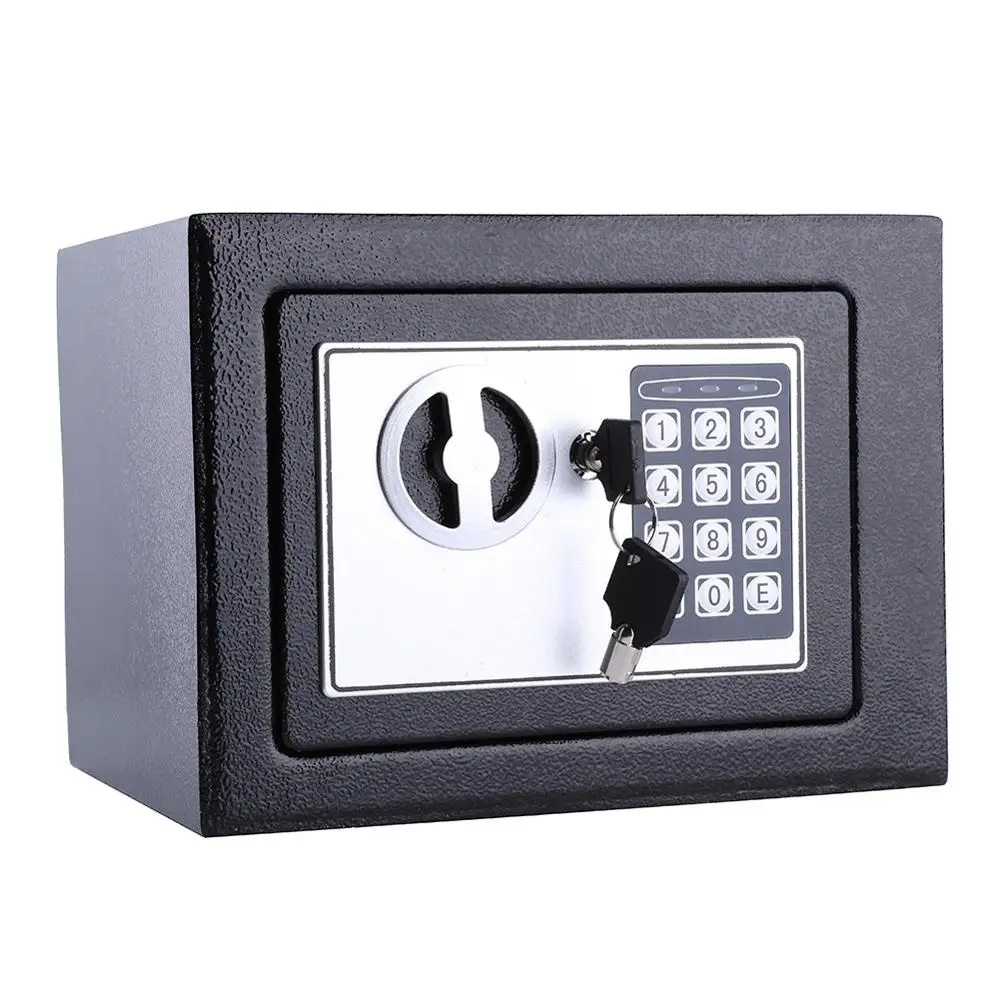 6.4 L 8.5 L 16L Digital Safe Box Security Lock Digital Safe Storage Box Money Bank Safety Security Box Money Cash Coins Key Cash
6.4 L 8.5 L 16L Digital Safe Box Security Lock Digital Safe Storage Box Money Bank Safety Security Box Money Cash Coins Key Cash