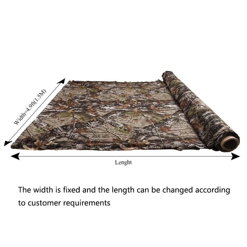 300D Single Camouflage Mesh Fabric Cloth Shade Net Camo-net Garden Home Decoration Fence Outdoor Shade 1.5M Wide Awning Cover
300D Single Camouflage Mesh Fabric Cloth Shade Net Camo-net Garden Home Decoration Fence Outdoor Shade 1.5M Wide Awning Cover