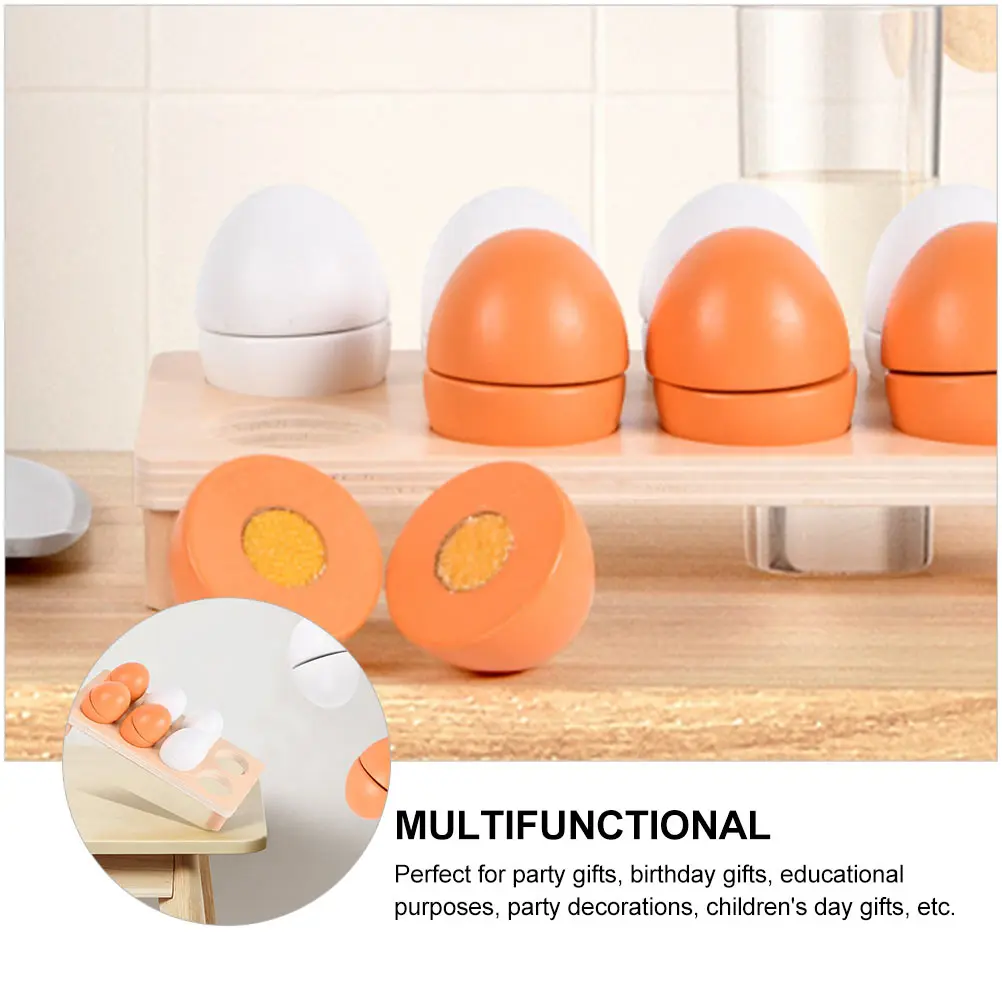10pcs Children Wooden Simulation Eggs And Duck Eggs Set Kids Play House Montessori Toys Birthday Party Pretend Play Set
10pcs Children Wooden Simulation Eggs And Duck Eggs Set Kids Play House Montessori Toys Birthday Party Pretend Play Set