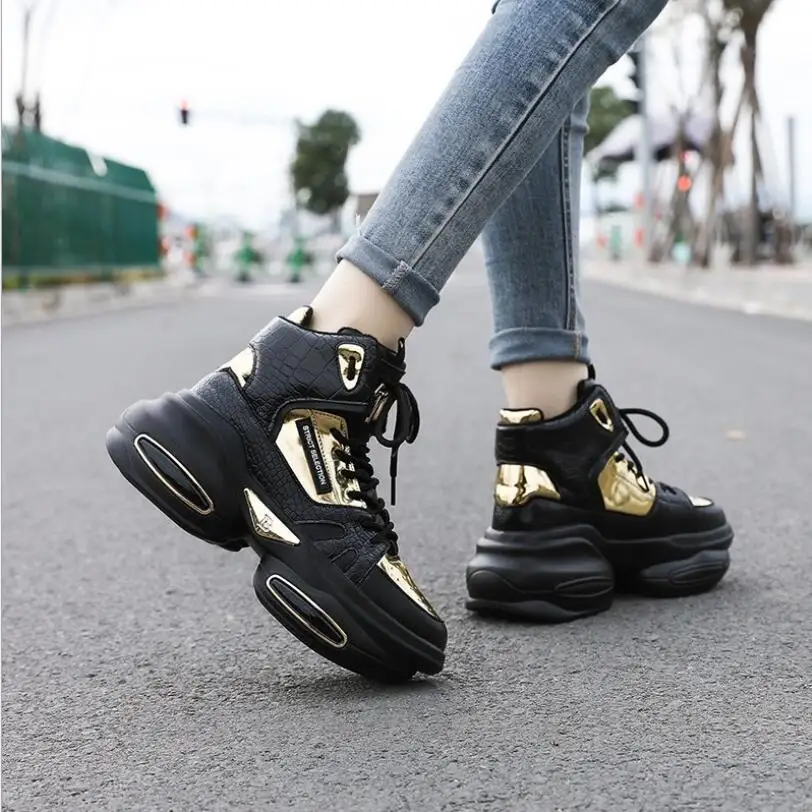 High Top Sneakers Woman Summer Shoes Female Fashion Hight Increasing 7Cm Ladies Trainers Chunky Sneakers Woman Basket Femme
High Top Sneakers Woman Summer Shoes Female Fashion Hight Increasing 7Cm Ladies Trainers Chunky Sneakers Woman Basket Femme