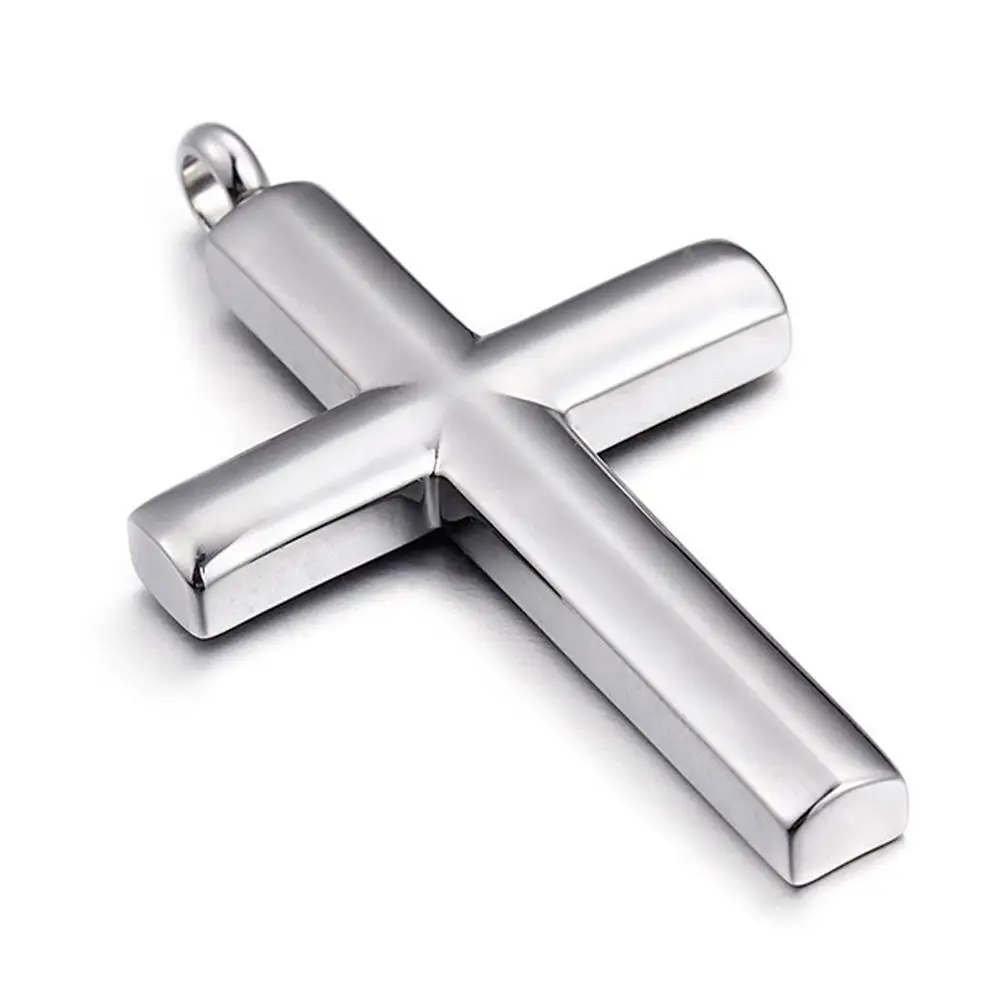 Fashion Men's Jesus Cross Chain Necklace for Men Simple 316L Stainless Steel Pendant Necklace Jewelry 
Fashion Men's Jesus Cross Chain Necklace for Men Simple 316L Stainless Steel Pendant Necklace Jewelry