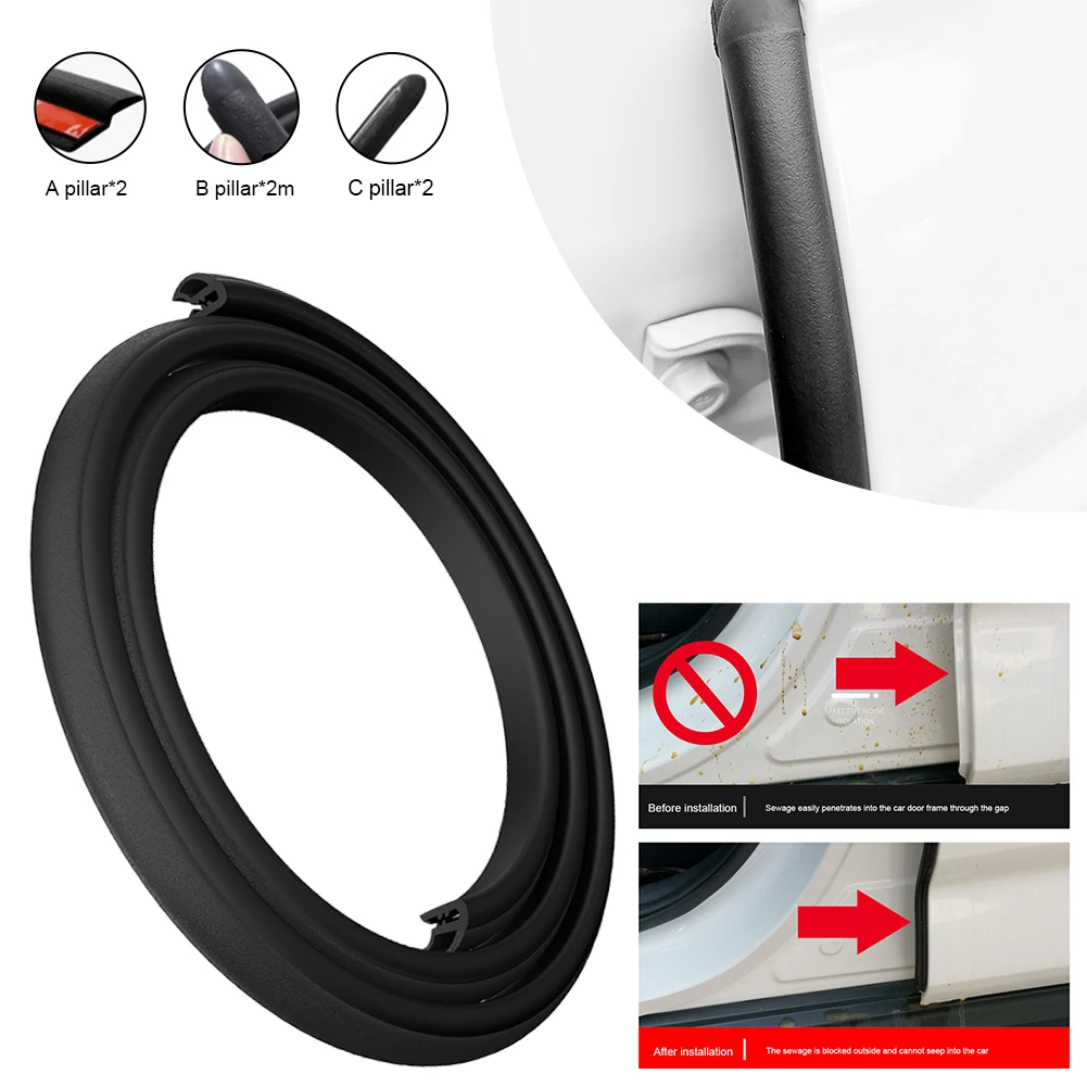 Car Door Seal Strip Rubber Strip Anti-Aging Noise-Reduction Sealing Strip Dust-proof Sealant for A B C Pillars Car Accessories
Car Door Seal Strip Rubber Strip Anti-Aging Noise-Reduction Sealing Strip Dust-proof Sealant for A B C Pillars Car Accessories