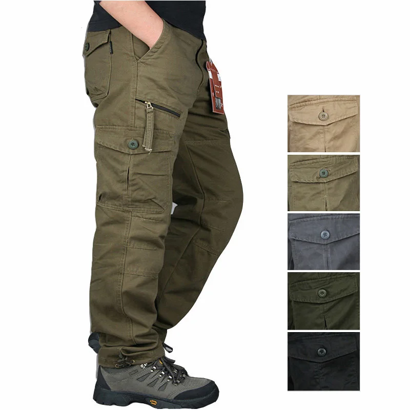 Cargo Pants Men Multi Pocket Tactical Military Army Straight Slacks Pants Male Army Green Trousers Overalls Zipper Pants Men 5XL
Cargo Pants Men Multi Pocket Tactical Military Army Straight Slacks Pants Male Army Green Trousers Overalls Zipper Pants Men 5XL