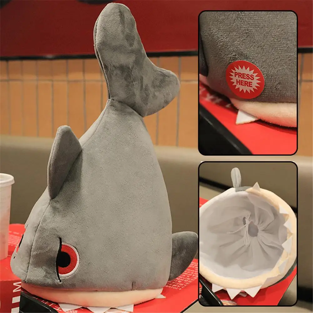 2020 Plush Shark Hat Swing Tail Adjustable Electric Music Novelty Funny Cartoon Hat Cosplay Christmas Gifts For Kids And Adults 
2020 Plush Shark Hat Swing Tail Adjustable Electric Music Novelty Funny Cartoon Hat Cosplay Christmas Gifts For Kids And Adults
