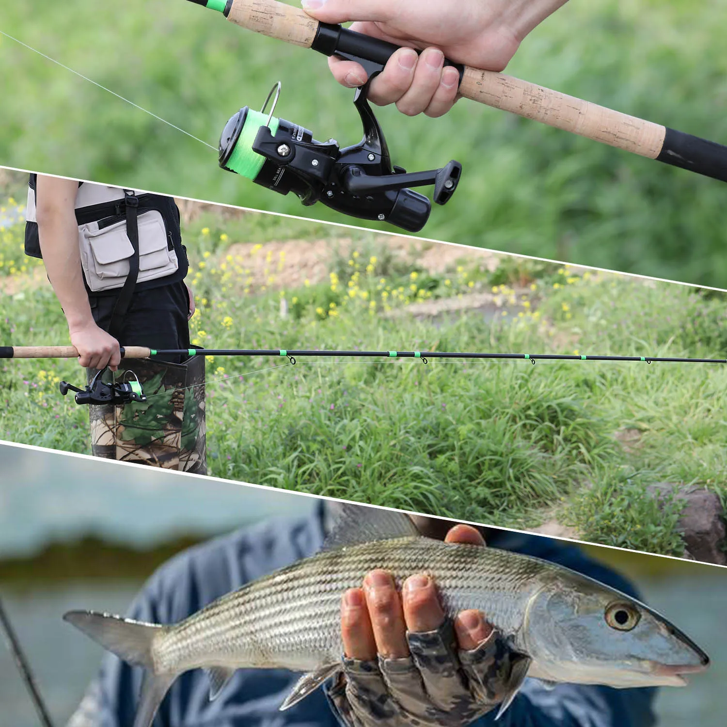 Sougayilang Orange/Green/black Lengthened Handle Feeder Fishing Rod 6 Section L M H Power Carbon Fiber Travel Rod Fishing Tackle
Sougayilang Orange/Green/black Lengthened Handle Feeder Fishing Rod 6 Section L M H Power Carbon Fiber Travel Rod Fishing Tackle