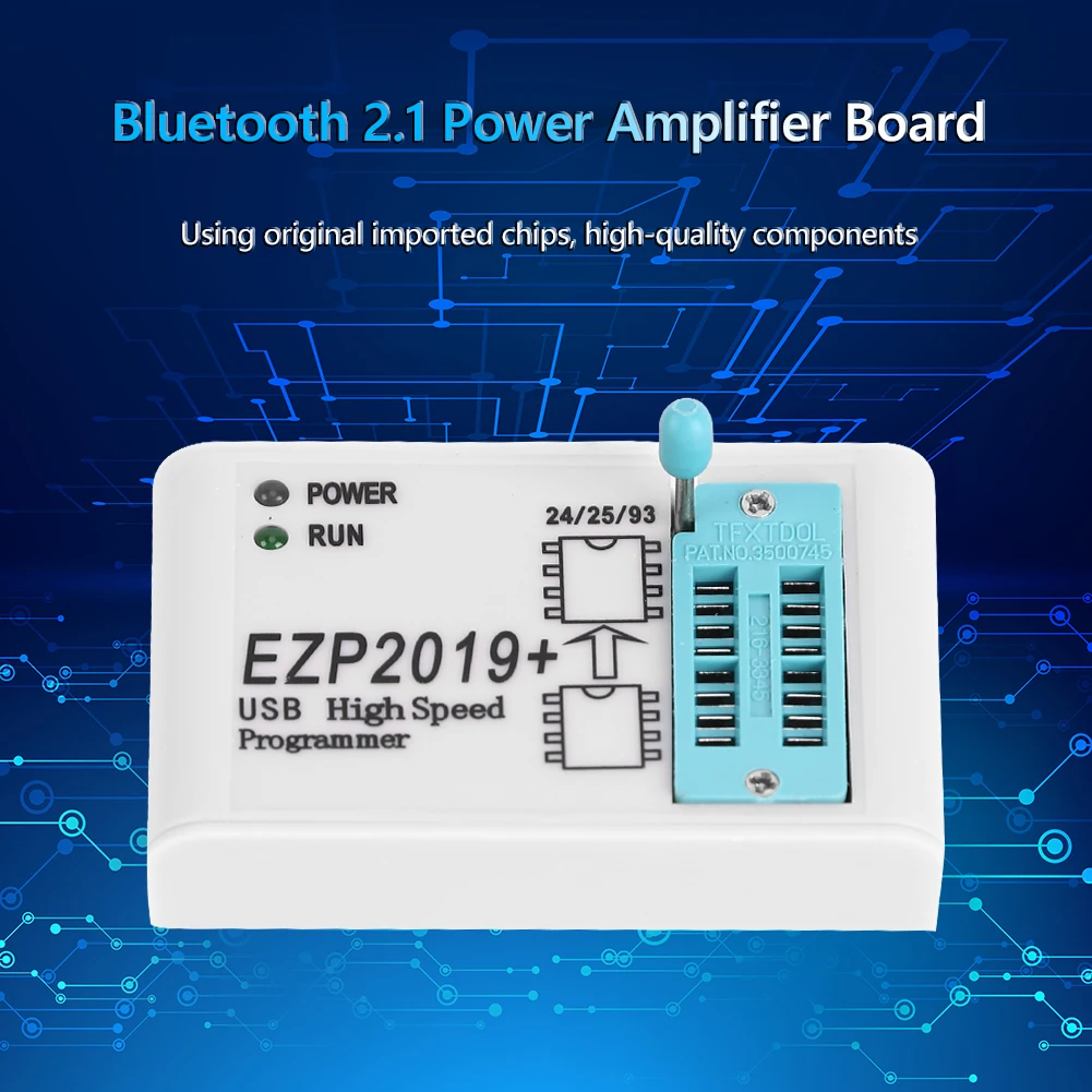 EZP2019 + высокоскоростной USB-интерфейс с 2 адаптерами, Поддержка 24 25 93 EEPROM 25 Flash BIOS Chip
EZP2019 + высокоскоростной USB-интерфейс с 2 адаптерами, Поддержка 24 25 93 EEPROM 25 Flash BIOS Chip