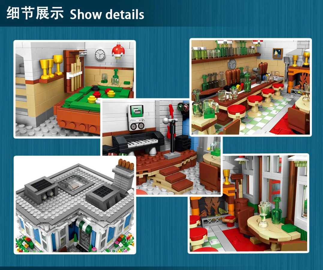 10198 3716 PCS City Street View Series Brick Square Post Office MOC-22101 Building Blocks Toys for Kids DIY Education Gifts
10198 3716 PCS City Street View Series Brick Square Post Office MOC-22101 Building Blocks Toys for Kids DIY Education Gifts
