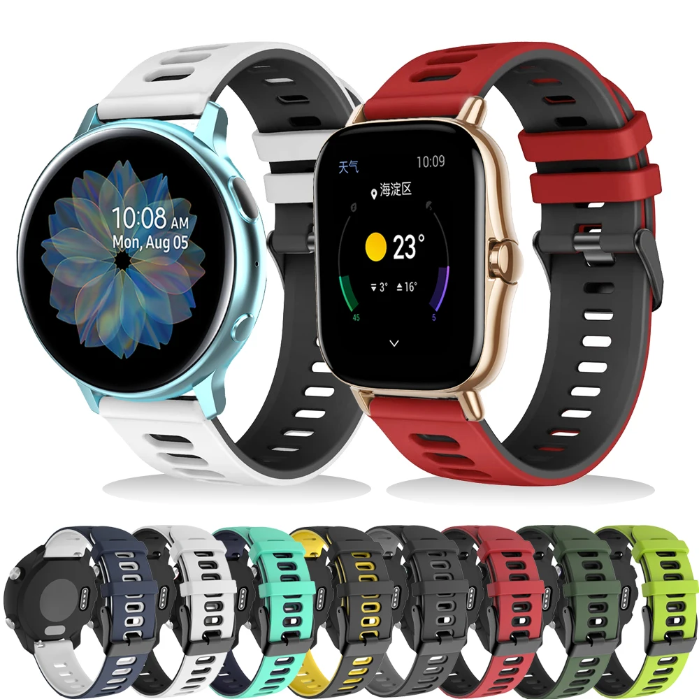 20mm silicone Sport Strap For Huami Amazfit Bip GTS GTR 42 Bracelet For Samsung Gear S2 Classic/Galaxy 42/Active 2 40/44/3 41mm
20mm silicone Sport Strap For Huami Amazfit Bip GTS GTR 42 Bracelet For Samsung Gear S2 Classic/Galaxy 42/Active 2 40/44/3 41mm