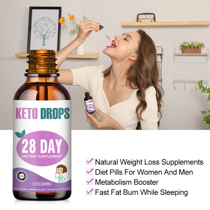 Alliwise Keto Drops Ketone Fat Burner Detox Cleanse Colon Control Appetite Diet Supplement Deplete Weight Loss Slimming Products
Alliwise Keto Drops Ketone Fat Burner Detox Cleanse Colon Control Appetite Diet Supplement Deplete Weight Loss Slimming Products