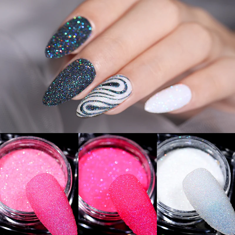 BORN PRETTY красочный сахарный блеск для ногтей 1 г порошок сияющая Пыль украшения DIY