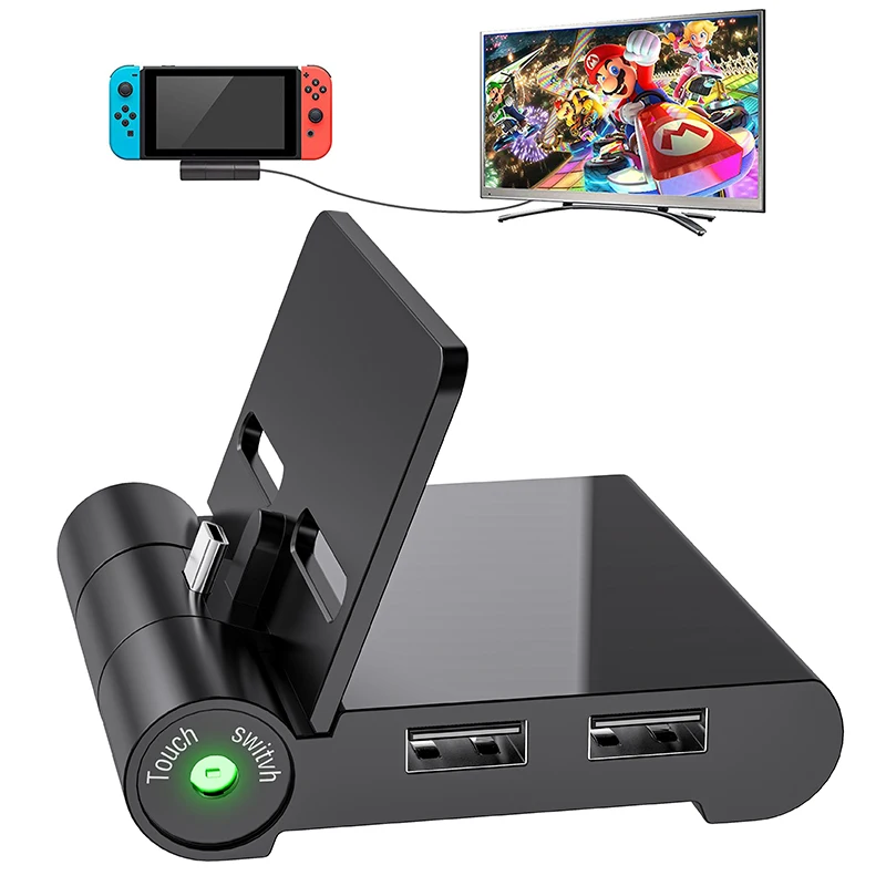 Nintendo Switch TV dock, Console video converter , Switch Mini portable foldable TV adapter, HDMI and 3.0 USB console charger
Nintendo Switch TV dock, Console video converter , Switch Mini portable foldable TV adapter, HDMI and 3.0 USB console charger