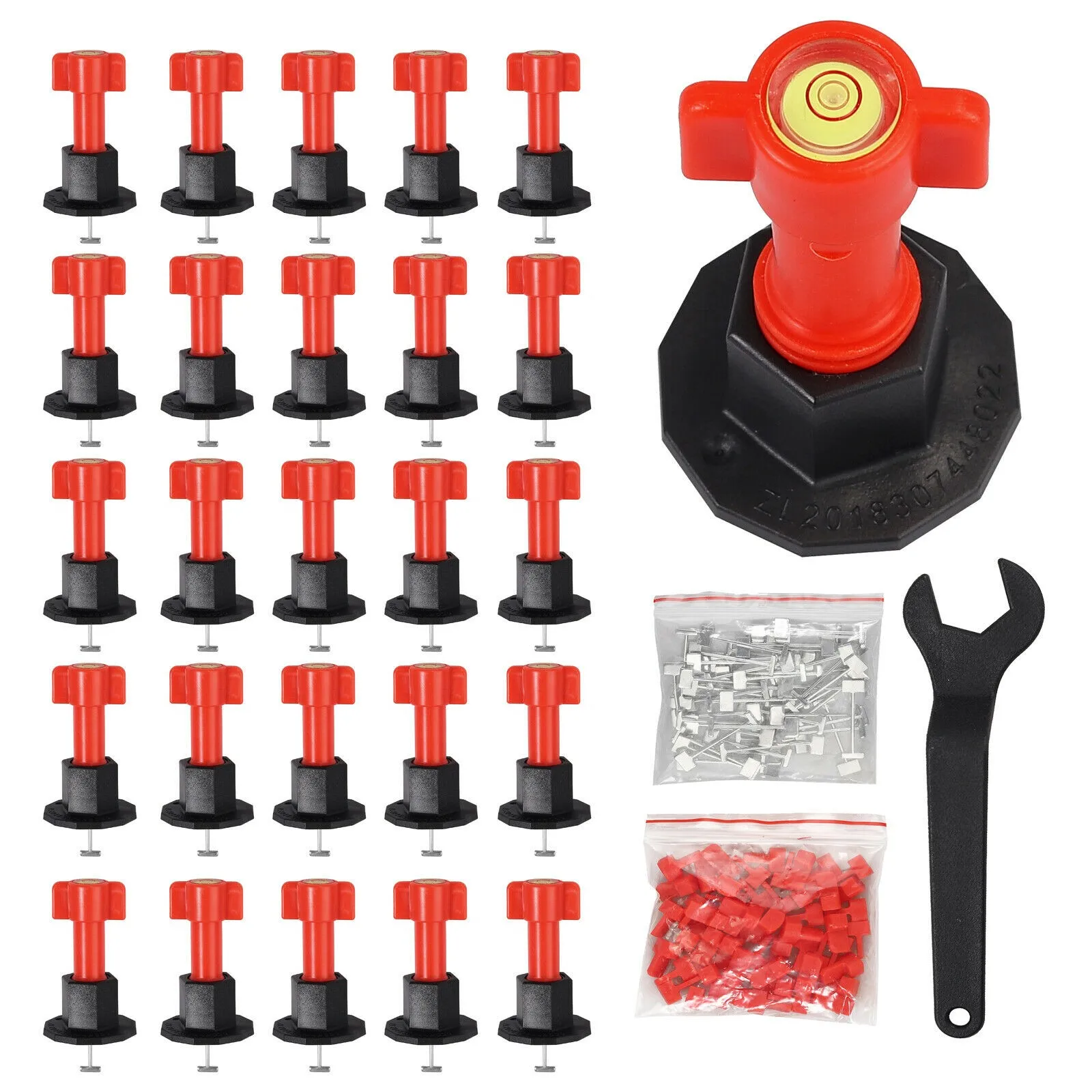 25Set Upgrade Tile Leveling Tile Leveler With Replaceable Steel Needles Reuseable Leveling Device Leveling System Locator Space
25Set Upgrade Tile Leveling Tile Leveler With Replaceable Steel Needles Reuseable Leveling Device Leveling System Locator Space