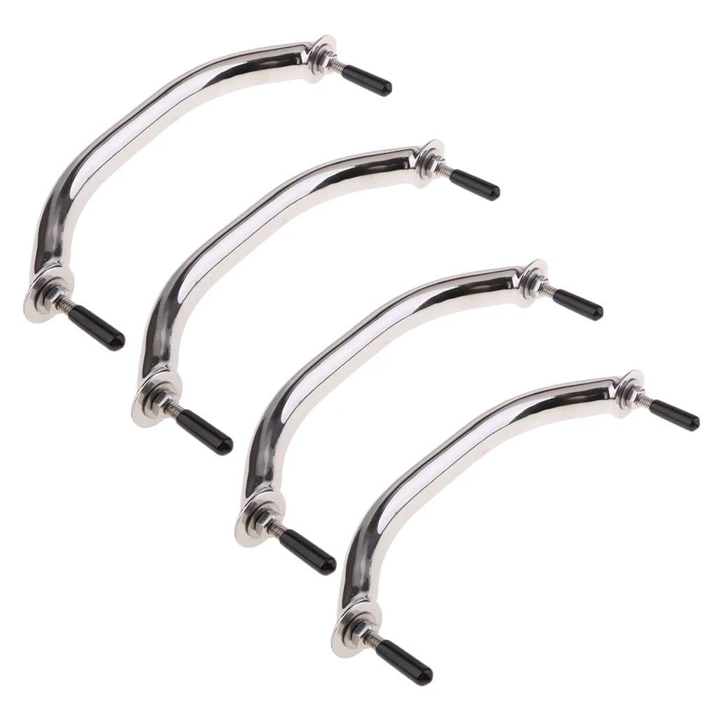 4pcs Polished 316 Stainless Heavy Duty Boat Marine Grab Handle Hand Rail Hardware, Length 8-inch Oval Tube
4pcs Polished 316 Stainless Heavy Duty Boat Marine Grab Handle Hand Rail Hardware, Length 8-inch Oval Tube