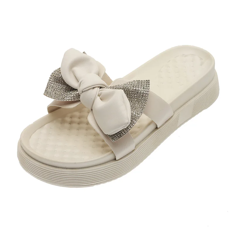 Women Sandals Bow-knot Thick Bottom Slippers Sandals Open Toe Slides Shoes Woman Gladiator Fashion PU High Heel Sandals
Women Sandals Bow-knot Thick Bottom Slippers Sandals Open Toe Slides Shoes Woman Gladiator Fashion PU High Heel Sandals