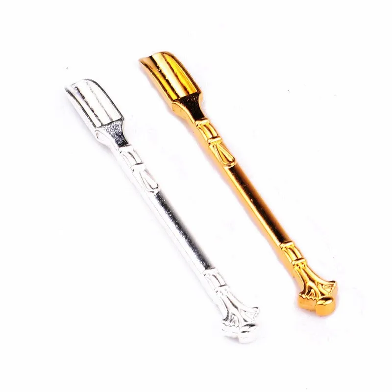 Smoking Sniffer Metal Snuff Spoon Shovel Medicine Spoon for Sniffe Bottle Snorter Pipe Kitchen Accessories Gold
Smoking Sniffer Metal Snuff Spoon Shovel Medicine Spoon for Sniffe Bottle Snorter Pipe Kitchen Accessories Gold