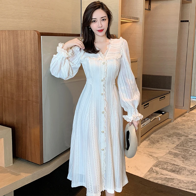 Dresses French Retro Dress 2021 Winter New Dress Internet Famous Lace Dress Women's Autumn and Winter Fashion Kawaii
Dresses French Retro Dress 2021 Winter New Dress Internet Famous Lace Dress Women's Autumn and Winter Fashion Kawaii