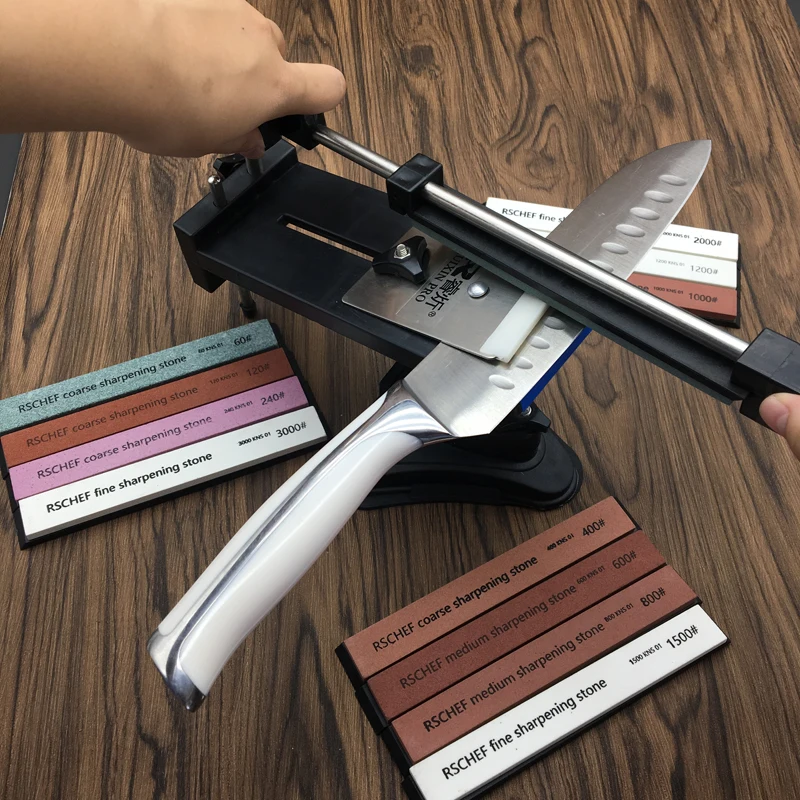 Professional fixed knife sharpener whetstone white corundum grindstone sharpening system knife sharpener
Professional fixed knife sharpener whetstone white corundum grindstone sharpening system knife sharpener