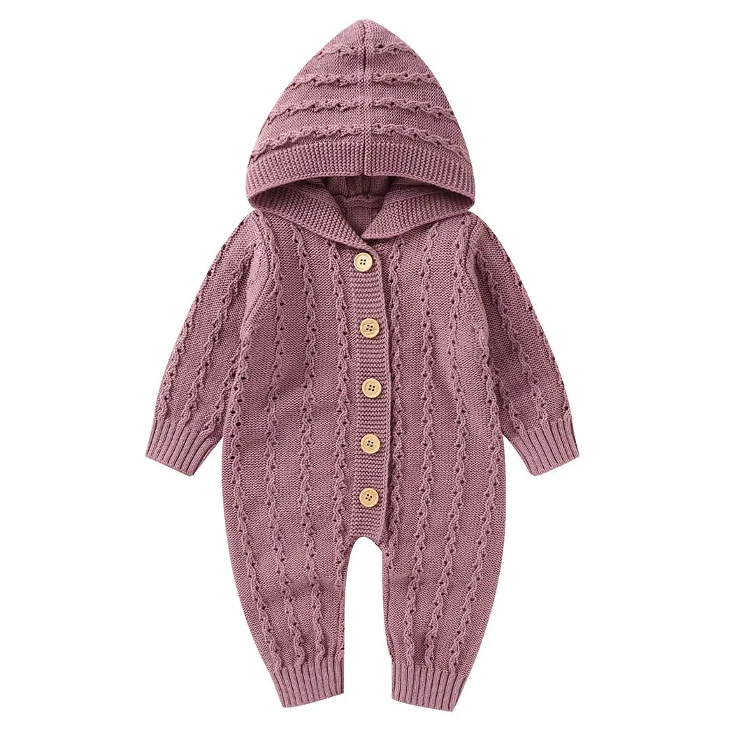 2021 Autumn Winter Newborn Baby Girls Knitted Jumpsuit Baby Girls Hooded Romper Baby Overalls Infant Clothing
2021 Autumn Winter Newborn Baby Girls Knitted Jumpsuit Baby Girls Hooded Romper Baby Overalls Infant Clothing