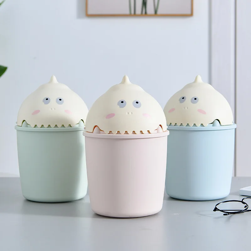 Cartoon Dinasour Trash Can Flip Storage Bin Living Room Kitchen Toilet Table Trash Can Lovely Clamshell Type Mini Storage Bucket
Cartoon Dinasour Trash Can Flip Storage Bin Living Room Kitchen Toilet Table Trash Can Lovely Clamshell Type Mini Storage Bucket
