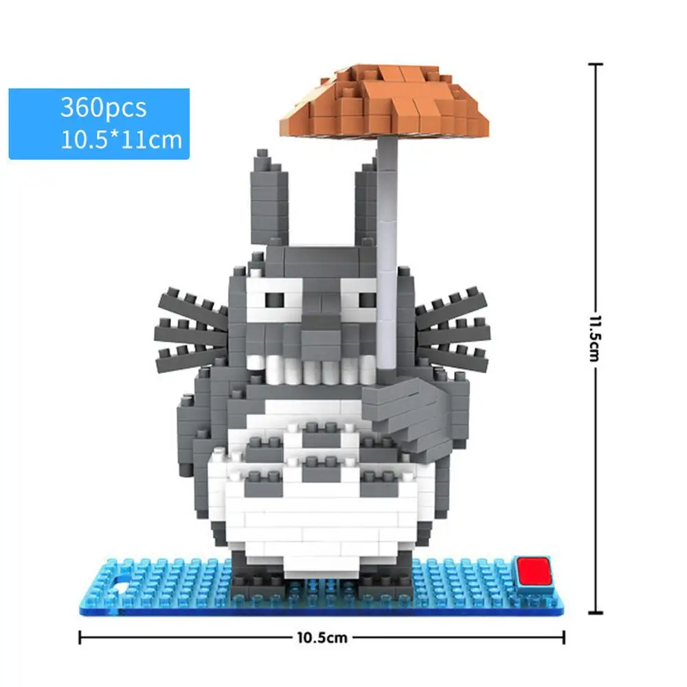 hot Lepining creators Japan Anime Miyazak cartoon image Totoro mini micro diamond building block model bricks toys for chid gift
hot Lepining creators Japan Anime Miyazak cartoon image Totoro mini micro diamond building block model bricks toys for chid gift