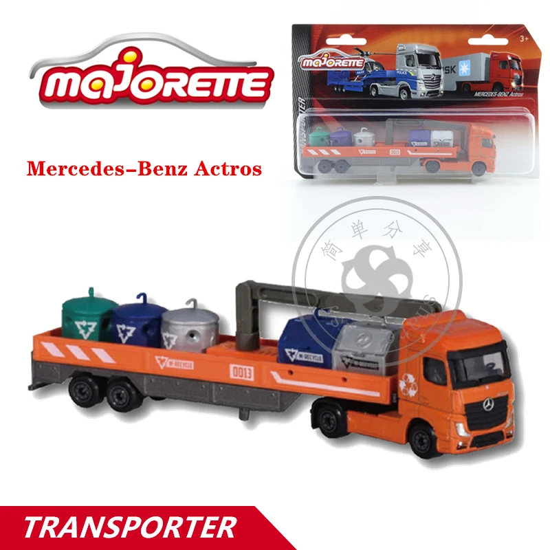 Majorette 1/64 Transporters Series Mercedes-Benz Actros Car Hot Pop Kids Toys Motor Vehicle Diecast Metal Model
Majorette 1/64 Transporters Series Mercedes-Benz Actros Car Hot Pop Kids Toys Motor Vehicle Diecast Metal Model