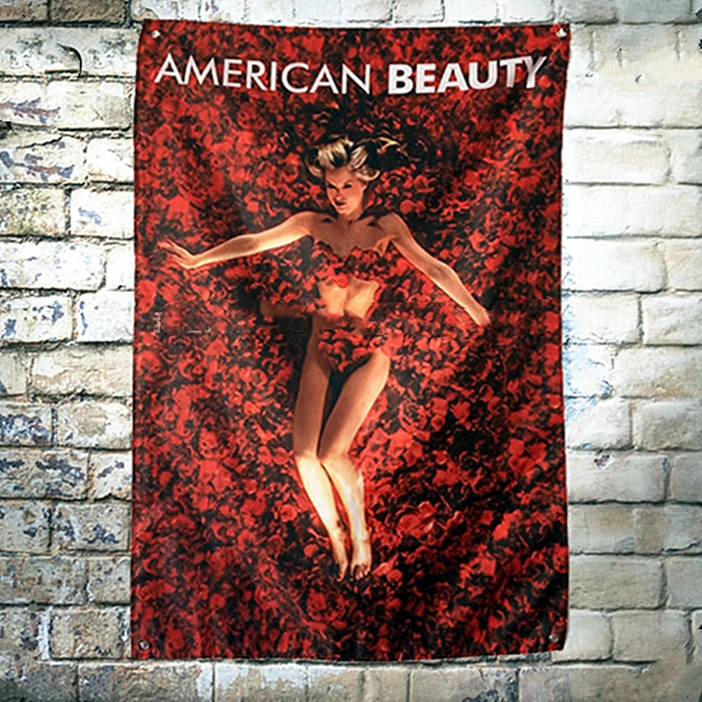 

AMEICAN BEAUTY Hollywood Movie Tapestry Wall Hanging Wall Carpet Bohemian Home Decor Tapestries Wall Cloth Flag Banner