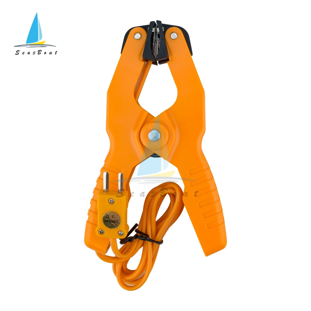 HT-05 Pipe Clamp Thermometer Sensor K Type Thermocouple Temperature Test Clamp -40~200C K-Type Probe Test Clip
HT-05 Pipe Clamp Thermometer Sensor K Type Thermocouple Temperature Test Clamp -40~200C K-Type Probe Test Clip