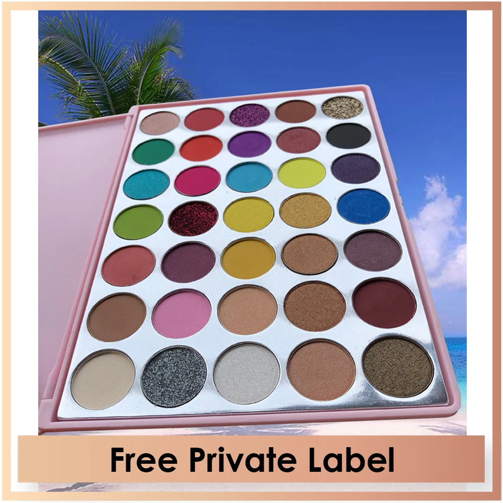 Personalized Makeup Colorful 35 Shades Eyeshadow Palette Glitter Private Label Eye Shadow Professional Cosmetics Palette
Personalized Makeup Colorful 35 Shades Eyeshadow Palette Glitter Private Label Eye Shadow Professional Cosmetics Palette