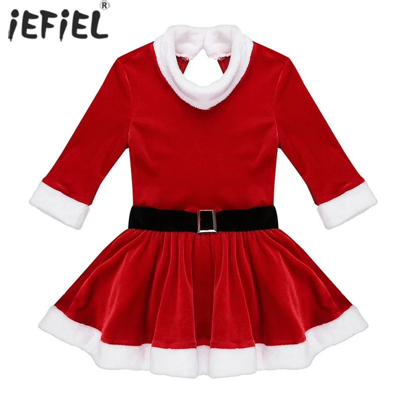 Kids Christmas Dress for Girls Children's Velvet Santa Claus Figure Skating Ballet Dance Leotard Dress Prom Costume for Party
Kids Christmas Dress for Girls Children's Velvet Santa Claus Figure Skating Ballet Dance Leotard Dress Prom Costume for Party