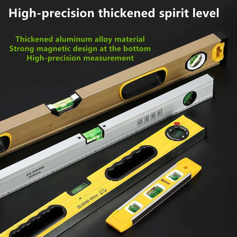 High Precision High Bearing Ruler Magnetic Mini Spirit Level Balance Horizontal Ruler Bubbles Lever for Home Decoration
High Precision High Bearing Ruler Magnetic Mini Spirit Level Balance Horizontal Ruler Bubbles Lever for Home Decoration