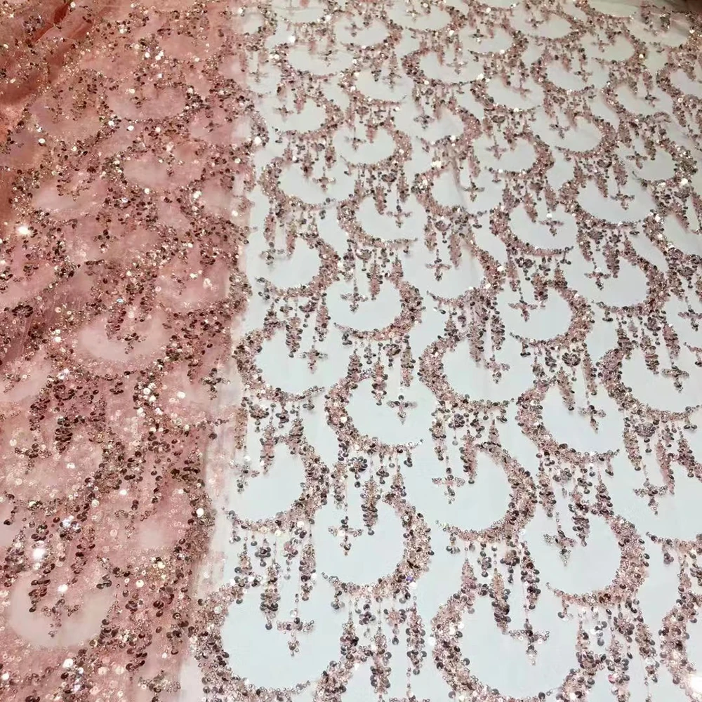 White/Purple/Ice Blue/Peach/Champagne Swiss African Net Lace Beaded Fabric with Sequins Embroidery Luxury Quality Dress Textiles
White/Purple/Ice Blue/Peach/Champagne Swiss African Net Lace Beaded Fabric with Sequins Embroidery Luxury Quality Dress Textiles