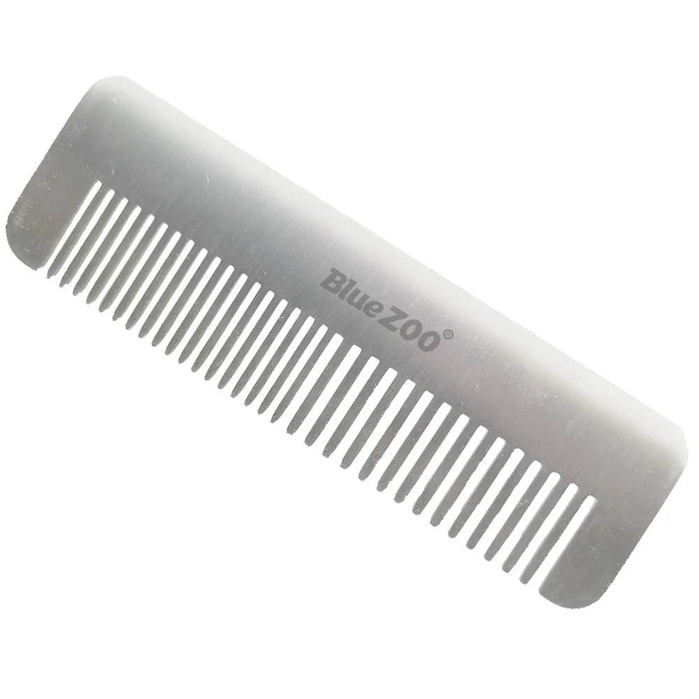 Blue Zoo Men's Oil Head Big Back Hairdressing Comb Beard Stainless Steel Care Comb Steel Comb Gift for Father
Blue Zoo Men's Oil Head Big Back Hairdressing Comb Beard Stainless Steel Care Comb Steel Comb Gift for Father