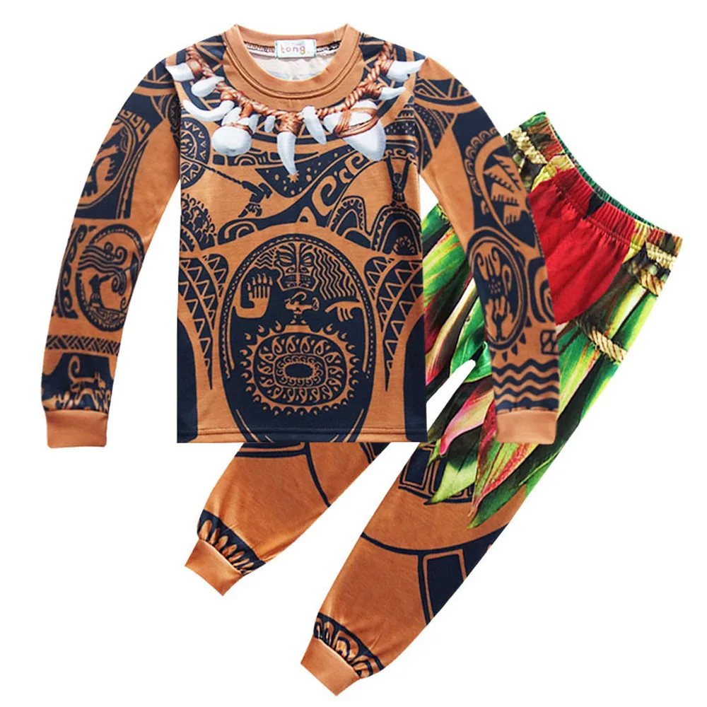 Child Holiday Long Sleeve T-shirt Pants Kid Boys Casual Clothes Halloween Maui Moana Fancy Cool Costume Toddler Infant Boy Suit
Child Holiday Long Sleeve T-shirt Pants Kid Boys Casual Clothes Halloween Maui Moana Fancy Cool Costume Toddler Infant Boy Suit
