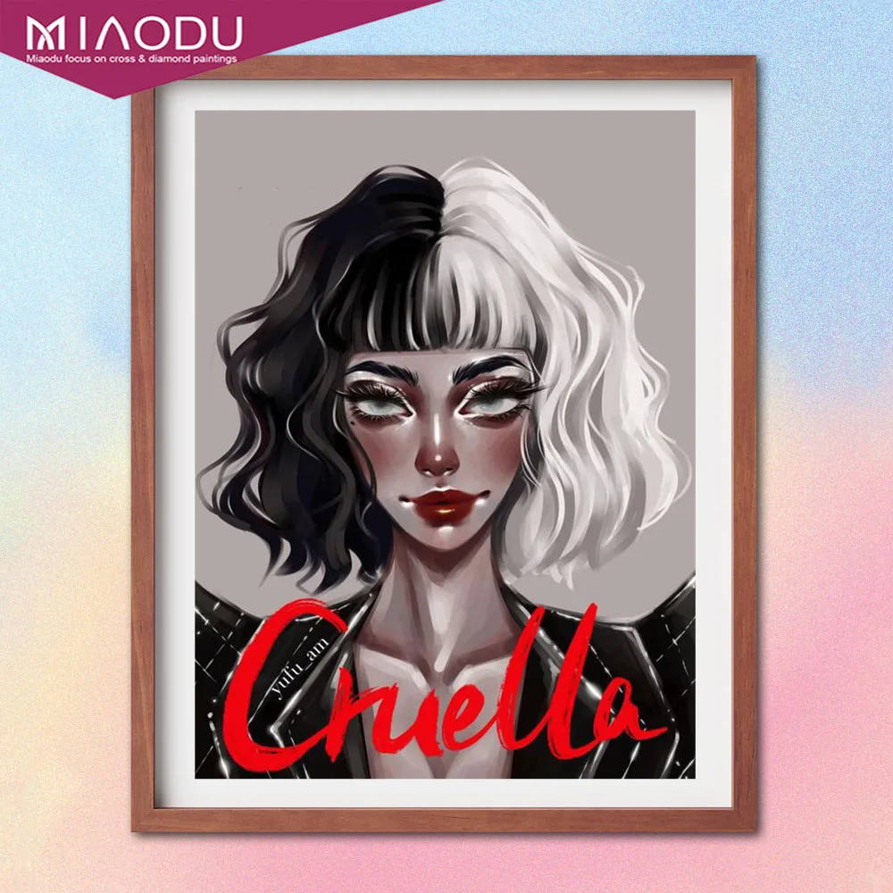 Diy 5D Diamond Painting Disney Fashion Cruella Witch Diamond Embroidery Cross Stitch Full Drill Art Mosaic Resin Home Decor Gift
Diy 5D Diamond Painting Disney Fashion Cruella Witch Diamond Embroidery Cross Stitch Full Drill Art Mosaic Resin Home Decor Gift
