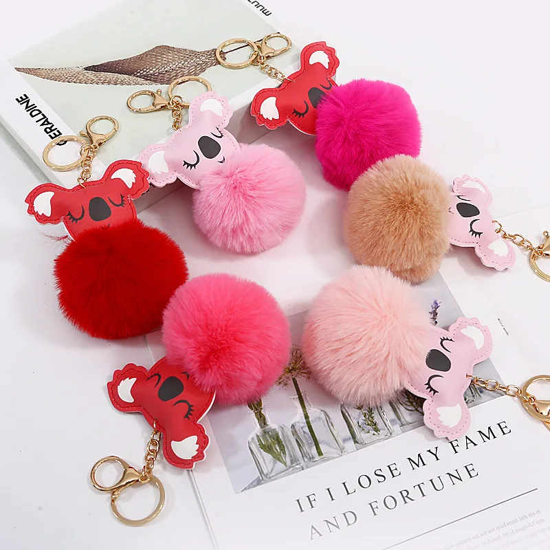 Manufacturer Direct Selling Artificial Wool Ball Cute Key Chain Koala Imitation Rex Rabbit Keychain Hair Accessories Keyring
Manufacturer Direct Selling Artificial Wool Ball Cute Key Chain Koala Imitation Rex Rabbit Keychain Hair Accessories Keyring