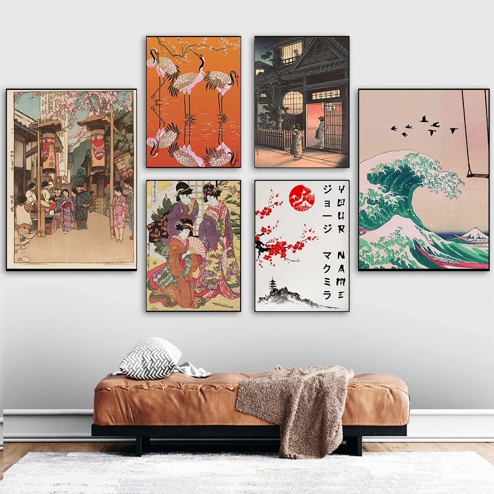 Hot Japanese Geisha Woman Painting Art Posters and Prints Art Oil Canvas Painting Vintage Mural Wall Art Picture for Living Room
Hot Japanese Geisha Woman Painting Art Posters and Prints Art Oil Canvas Painting Vintage Mural Wall Art Picture for Living Room