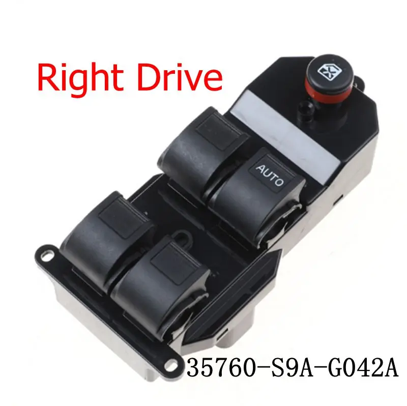 Right Drive Power Window Switch 35760-S9A-G042 35760-S9A-G042A 35760S9AG042 Fit For Honda CRV CR-V 2002-2006 Civic 2001-2005
Right Drive Power Window Switch 35760-S9A-G042 35760-S9A-G042A 35760S9AG042 Fit For Honda CRV CR-V 2002-2006 Civic 2001-2005