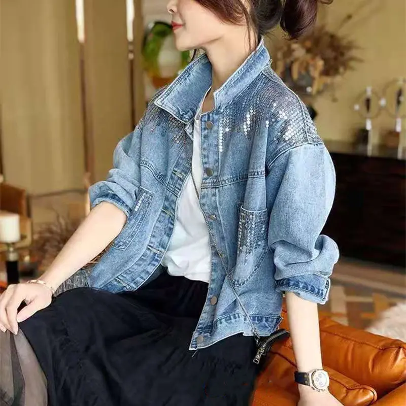 New Autumn Winter Woman Print Denim Jacket Female Vintage Streetwear Style Jean Jacket Ladies Fashion Full Sleeve Streetwear A07
New Autumn Winter Woman Print Denim Jacket Female Vintage Streetwear Style Jean Jacket Ladies Fashion Full Sleeve Streetwear A07