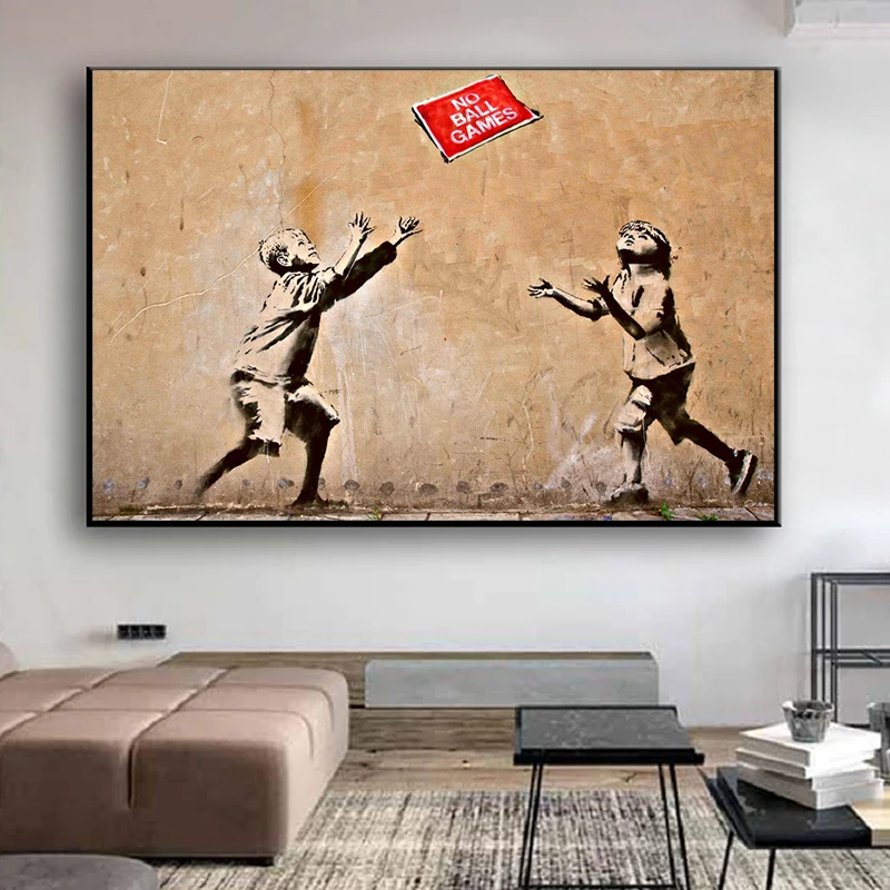 No Ball Games Graffiti Street Canvas Posters Prints Wall Art Painting Oil Decorative Picture Modern Living Room Home Decoration
No Ball Games Graffiti Street Canvas Posters Prints Wall Art Painting Oil Decorative Picture Modern Living Room Home Decoration