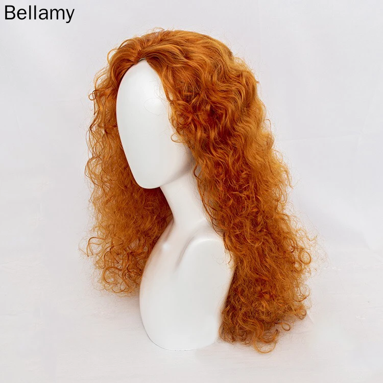 Anime Brave Merida Cosplay hairwear Curly Orange hair Cosplay Wig +Wig Cap 
Anime Brave Merida Cosplay hairwear Curly Orange hair Cosplay Wig +Wig Cap