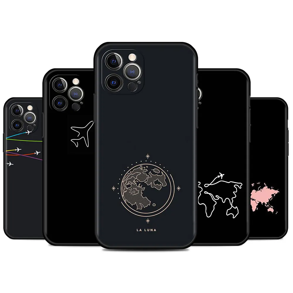 World Map Travel Just Go Phone Case For IPhone 11 13 7 8 Plus XR 12 Pro Max X 6 XS 12 Mini 5 SE Cover Black Soft Silicone Coque
World Map Travel Just Go Phone Case For IPhone 11 13 7 8 Plus XR 12 Pro Max X 6 XS 12 Mini 5 SE Cover Black Soft Silicone Coque