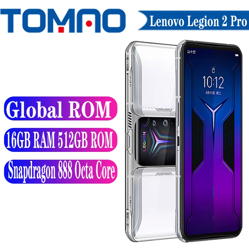 Смартфон Lenovo Legion 2 Pro 5G 144 Гц Snapdragon 888 5500 мА · ч 90 Вт камеры 64 мп Android 11 NFC | Мобильные
