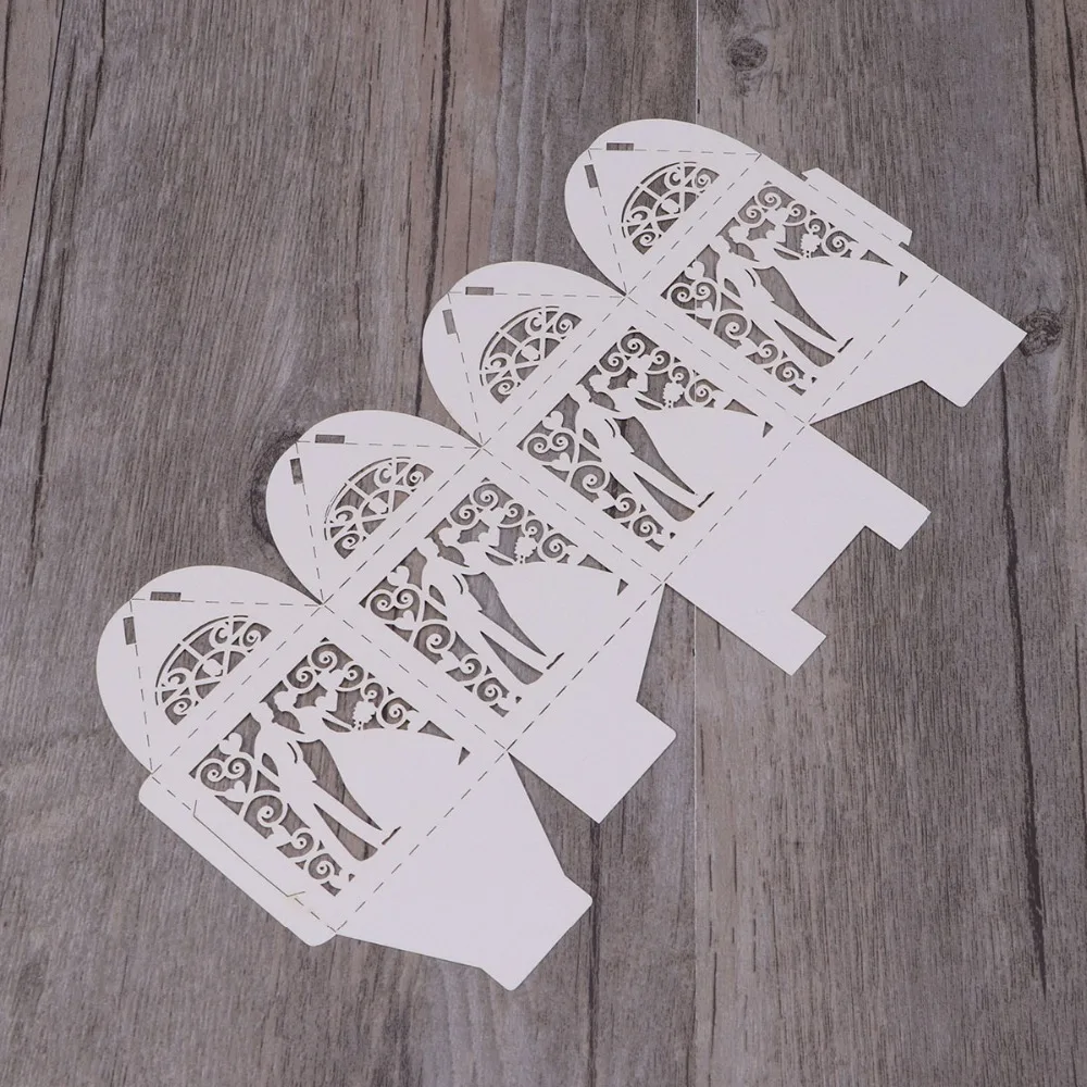 100pcs Couple Design Luxury Lase Cut Wedding Sweets Candy Gift Favour Boxes with Ribbon Table Decorations (Creamy-white)
100pcs Couple Design Luxury Lase Cut Wedding Sweets Candy Gift Favour Boxes with Ribbon Table Decorations (Creamy-white)