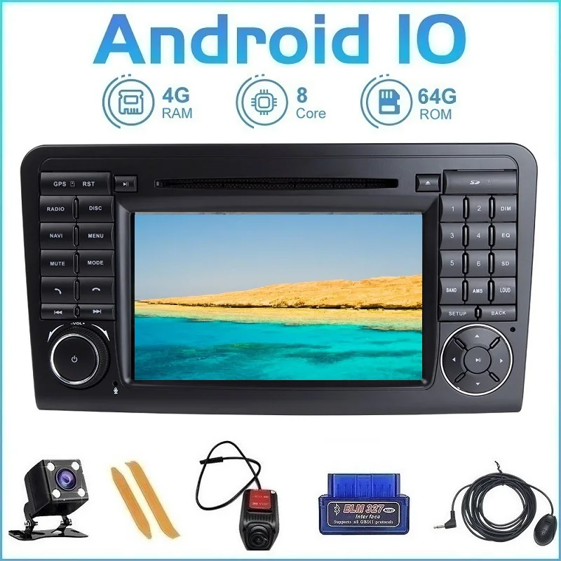 ZLTOOPAI Auto Radio GPS Android10 For Mercedes-Benz GL ML CLASS W164 X164 ML350 ML450ML500 GL320 GL450 Car Multimedia Player
ZLTOOPAI Auto Radio GPS Android10 For Mercedes-Benz GL ML CLASS W164 X164 ML350 ML450ML500 GL320 GL450 Car Multimedia Player