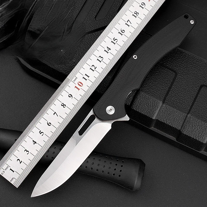 Homir D2 Stainless Steel Folding Knife G10 Handle Outdoor Camping Pocket Folding Knife Portable Fruit Survival Tactical Knife
Homir D2 Stainless Steel Folding Knife G10 Handle Outdoor Camping Pocket Folding Knife Portable Fruit Survival Tactical Knife