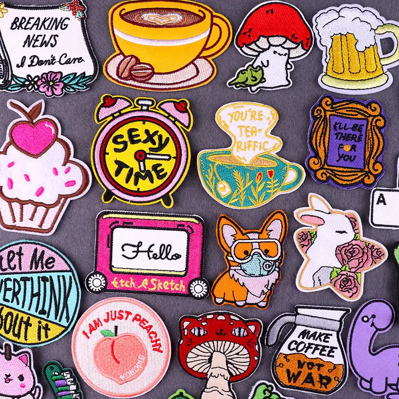 Cartoon Letter Stripes Applique Iron On Patches On Kids Clothes Cute Animal Embroidered Patches For Clothing Stickers Badges DIY
Cartoon Letter Stripes Applique Iron On Patches On Kids Clothes Cute Animal Embroidered Patches For Clothing Stickers Badges DIY