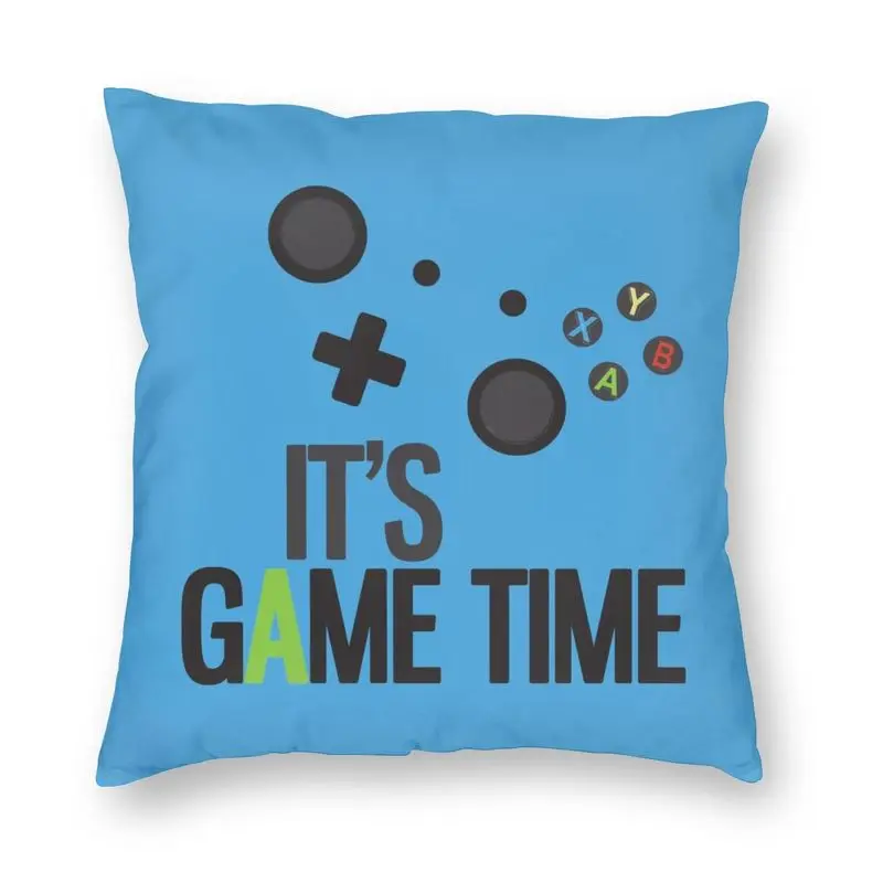 Наволочки на диванные подушки It's Game Time, декоративные Квадратные наволочки 45x45 см с контроллером для видеоигр
Наволочки на диванные подушки It's Game Time, декоративные Квадратные наволочки 45x45 см с контроллером для видеоигр