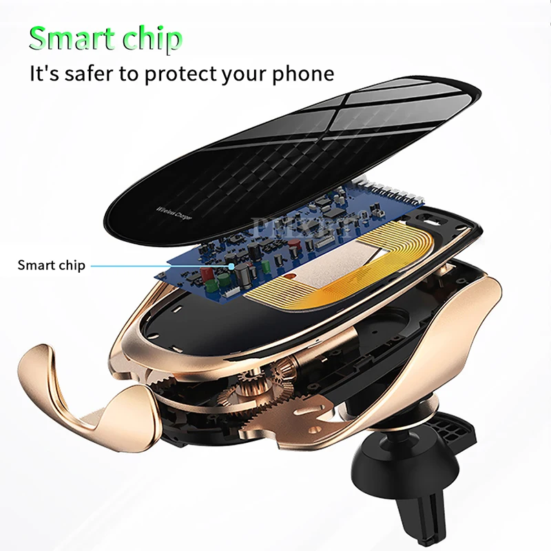 Automatic Clamping 10W/15W Qi Car Wireless Charger Quick Charge Air Vent Mount Holder For iPhone 12 Xiaomi Mobile Phone Holder
Automatic Clamping 10W/15W Qi Car Wireless Charger Quick Charge Air Vent Mount Holder For iPhone 12 Xiaomi Mobile Phone Holder