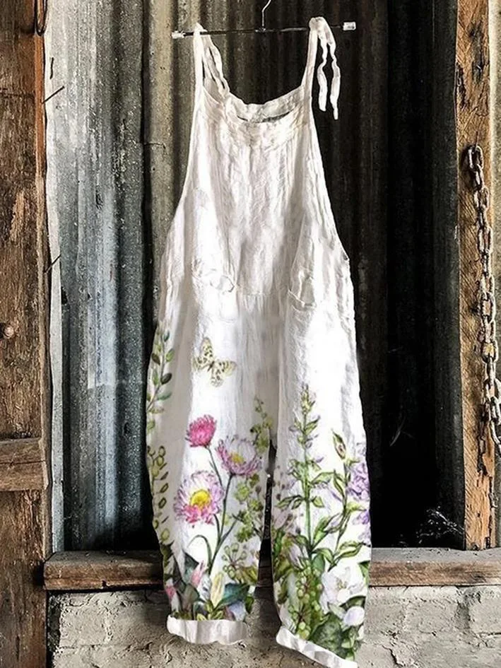 Women Summer Street Trendy Printed Mid Waist Rompers Jumpsuit Cotton Fashion Multicolor Cotton Hemp Overalls Playsuits
Women Summer Street Trendy Printed Mid Waist Rompers Jumpsuit Cotton Fashion Multicolor Cotton Hemp Overalls Playsuits