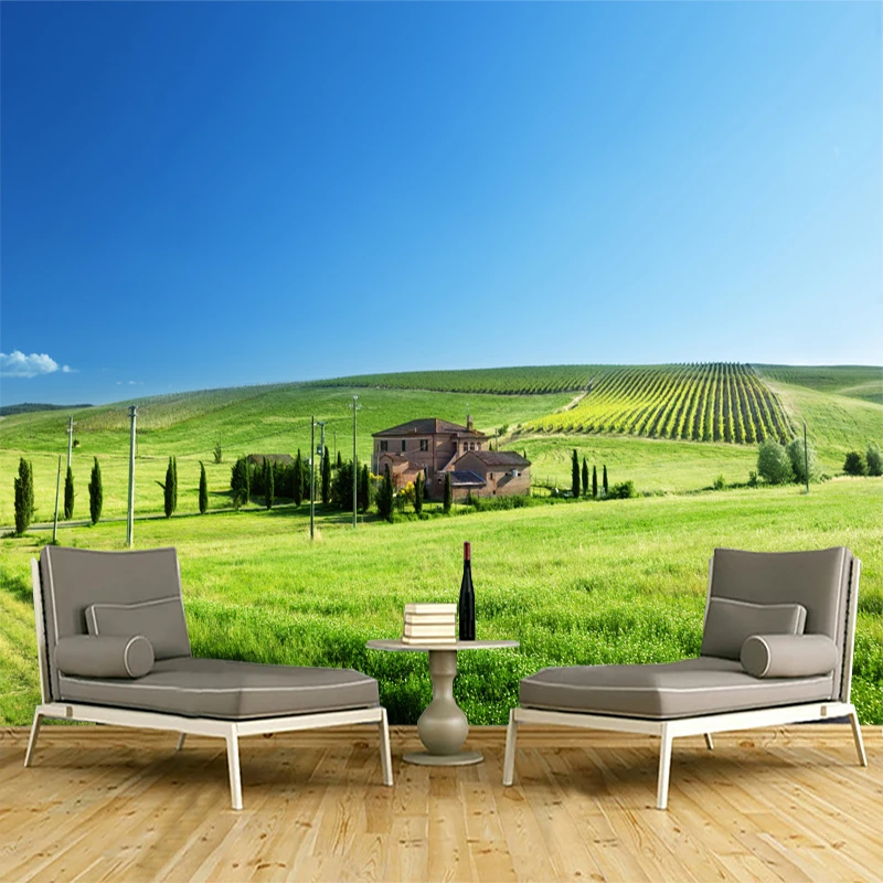 Пользовательская 3D фото настенная бумага природный пейзаж сельская трава для спальни ТВ диван фон для украшения дома Нетканая бумага 
Пользовательская 3D фото настенная бумага природный пейзаж сельская трава для спальни ТВ диван фон для украшения дома Нетканая бумага